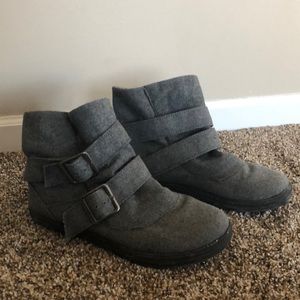 Grey booties